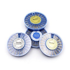 120pcs/kit Dental Screw Post Completed Kit Silver/Gold Plated Endo Conical Pins