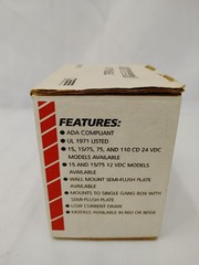 SYSTEM SENSOR RED FIRE ALARM STROBE SS2475ADA