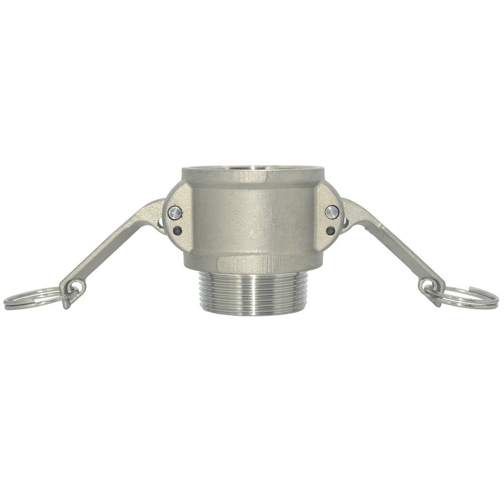 1.5″ 1-1/2 inch Type B Camlock Female to Male NPT Stainless SS 304 Hose Fitting
