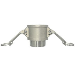 1.5″ 1-1/2 inch Type B Camlock Female to Male NPT Stainless SS 304 Hose Fitting
