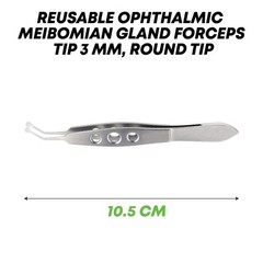 Meibomian Gland Forceps Expressor Tweezer 3 mm Ophthalmic Instruments German