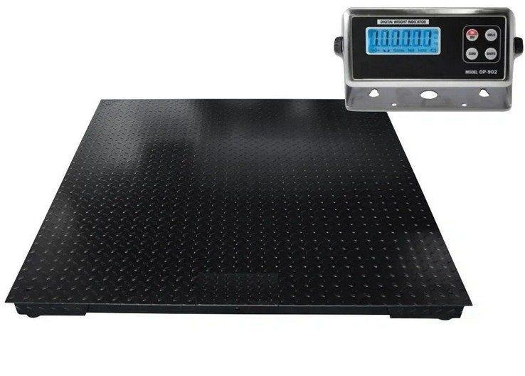 Floor Scale Pre Calibrated 2500 LB 2×2 Platform Warehouse Industrial Commercial