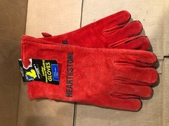 TASK master LEATHER FIREPLACE/WELDING GLOVES PROFESSIONAL’S CHOICE NEW
