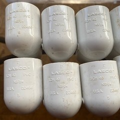 Lot of 10 – Lasco 1″ Sch40 PVC Street Elbow D2466 – Slip X Slip – New Open Box