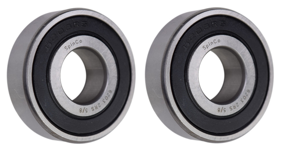 (2 Each) 6203-2RS-5/8 6203LLU10 203PP10 Sealed Radial Ball Bearing 0.625″X40X12