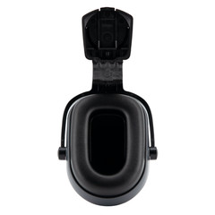 CLIP-ON EAR MUFF PROTECTOR HARD HAT MOUNTING Black 25db
