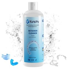Ultrasonic Retainer Cleaner – 250ml Alcohol-Free Solution for Dental Hygiene