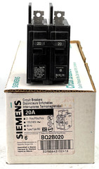 Siemens QB2B020 20 Amp 2 Pole Circuit Breaker Type QB 2P 20A — NEW (QTY 1)
