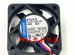 1 PCS Cooling Fan TYP 414 F/2 DC24V 0.8W 4010 4CM 3 wire Cooling fan