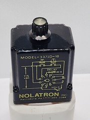 Nolatron Delay Time Relay Model 3371D-10 11 PINS [GB 4]