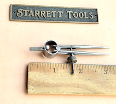 STARRETT No. 277 Dividers with Round Legs- Mini 2.0” Size & Capacity. USA 🇺🇸