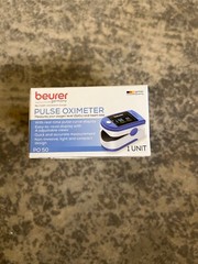 Beurer PO50 Fingertip PULSE OXIMETER, Blood Oxygen Saturation Heart Rate Monitor