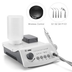 VRN Dental Ultrasonic Scaler LED Handpiece A8 /Air Polisher Sandblasting 4Holes