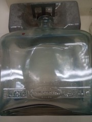 Old Pitney Bowes Water Bottles And Holder 1 is Engraved Pitney Bowes