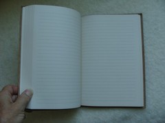 Journal leather handmade in Italy writing book