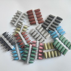50 Pcs Dental Lab Silicone Rubber Polishers Diamond Polishing Burs Shank 2.35mm