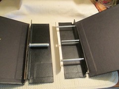 SPECIALTY LOOSE LEAF Piano-Hinge Compression/Pull Binder Expands 3″ – 5-1/2″ EUC