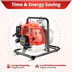 43CC Petrol High Flow Water Transfer Pump Fire Fighting Pump High Pressure