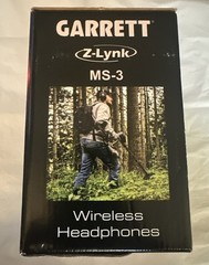 Garrett Ms3 Z-lynk Wireless Headphones for Garrett Metal Detectors 1627710