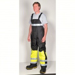 OccuNomix 2XL Hi-Vis Insulated Cold-Weather Work Bib Pant ANSI/ISEA 107 Class E