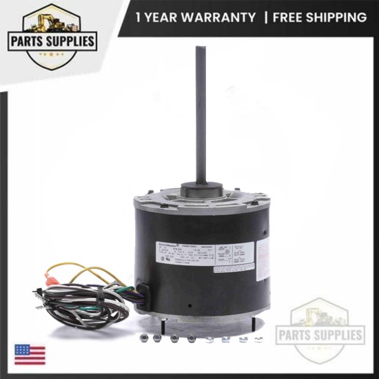 EM3404F Century 1-Phase 1/4 HP 208-230V 825 RPM 1-Speed Motor for Condenser Fan