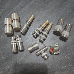 12 Piece Vintage General Radio Adaptors BNC Adaptors