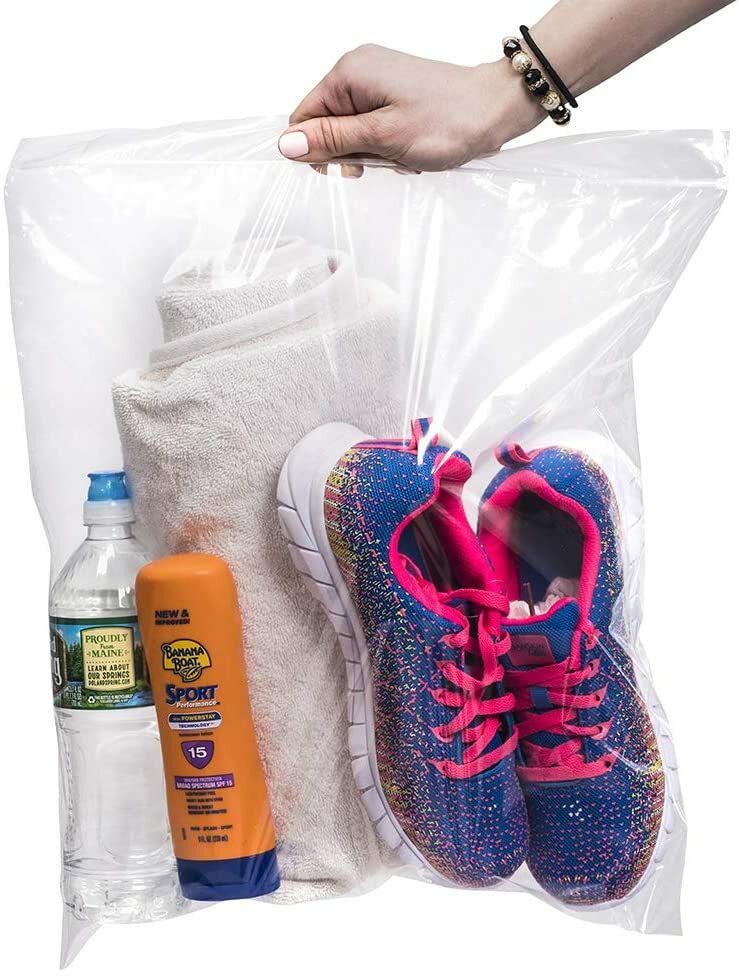 ClearlyElegant: Large 10×10-24×24 Strong, Clear, 2,3,4Mil Zip&Lock Plastic Bags