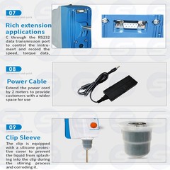 20L-100L Lab Overhead Stirrer Lab Mixer for Processing Chemicals LCD Core Motor