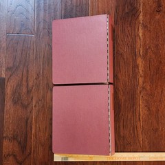 Lot National Brand 87-124 USA 3-Ring Binder 4” Spine Heavy Duty Piano Hinge RED