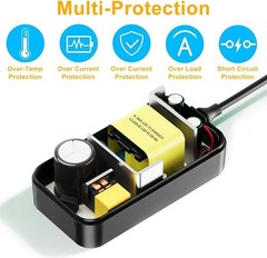 Brand New 12V 2A Power Supply with AC to DC Conversion and Multiple Compatibl…