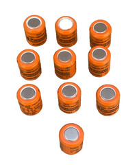 Panasonic Nickel Metal Hydride, 1.2V, 110mAh, Made in Japan (Lot of 10)