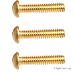 1/4-20 x 1/2″ Round Head Machine Screws Solid Brass Slotted Drive Qty 50