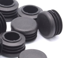 Round Pipe End Plugs for Steel Pipe Tubular Bumper Caps Various Sizes