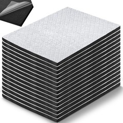 Nuanchu 512mil 11.25 Sq ft 13 mm Thickened 9 x 12 Inch,11.25 ft, Silver
