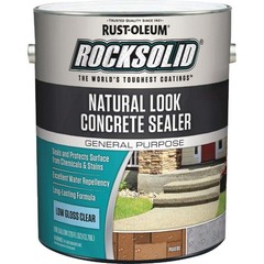 Rust-Oleum 317928 RockSolid Natural Look Concrete Sealer, 1 Gal., Clear
