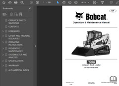 BOBCAT T590 COMPACT TRACK LOADER OPERATORS SERVICE REPAIR SHOP MANUAL PDF USB