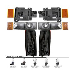 EPIC LIGHTING OE Spec-B Replacement Halogen Headlights Signal Lights Side Mar…