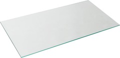 Tempered Glass Shelves 12″ Wide x 24″ Long x 3/16″ Set of 2 Beveled Edges