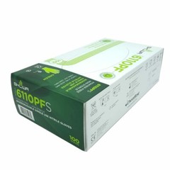 Showa 6110PF Biodegradable PF 4 Mil Green Nitrile Gloves, 1000/Case, S-2XL