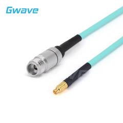 2.4mm Female to GPPO(Mini-SMP) Female Cable | RG-405SS Flexible Coax | DC-50GHz