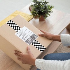 Checkered Flag Packing Tape – 100 Yards