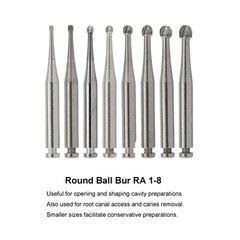 Wave Dental Surgical Round Bur RA Latch Carbide Low Speed Contra Angle 22mm 26mm