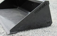 72″ Smooth Bucket Attachment Standard Duty Fits Skid Steer Compact Tractor USA