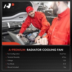 A/C Condenser & Cooling Fan Assembly For 10-14 F150 Navigator 10-13 Expedition