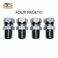 1/4″ Male Pipe NPT x 1/4″ Female Pipe Swivel NPSM 1404-04-04 FOUR PACK!!!