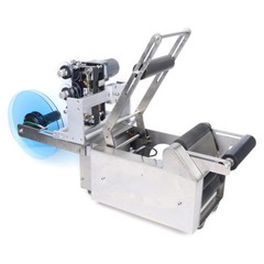 Professional Bottle Labeling & Coding Machine Desktop Semi-auto Bottle Labeller