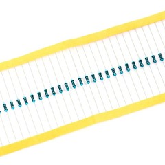 100pcs 100 Ω ohm Resistor 1/4W 0.25W Metal Film Fixed Resistor 0.01 ±1% Toler…