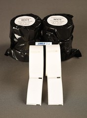 5 Rolls DYMO Compatible 30373 Large Price Tag Rat Tail Style 400 Labels / Roll