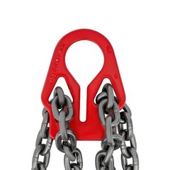 5/16 In (8mm) G80 Adjustable Chain Sling 10ft 5T Grab Hooks