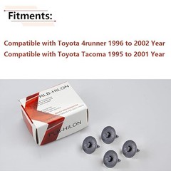 4PCS Interior Door Panel Trim Board Clips Compatible with 4runner Color: Gray